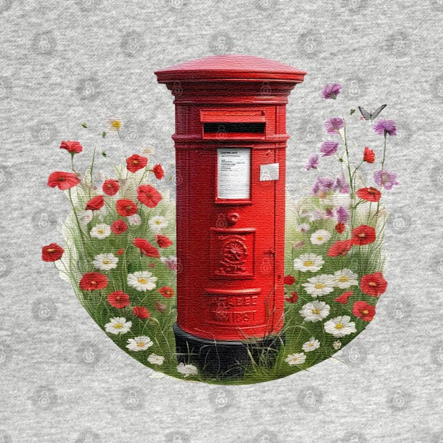 Red post box by JnS Merch Store